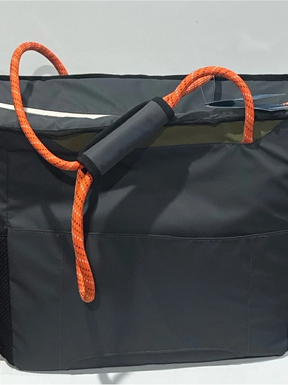 Igloo Black Duffel Cooler Bag with Orange Handles